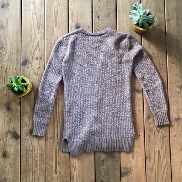 Rubbish Mauve Long Knit Cardigan - Picture 2 of 3